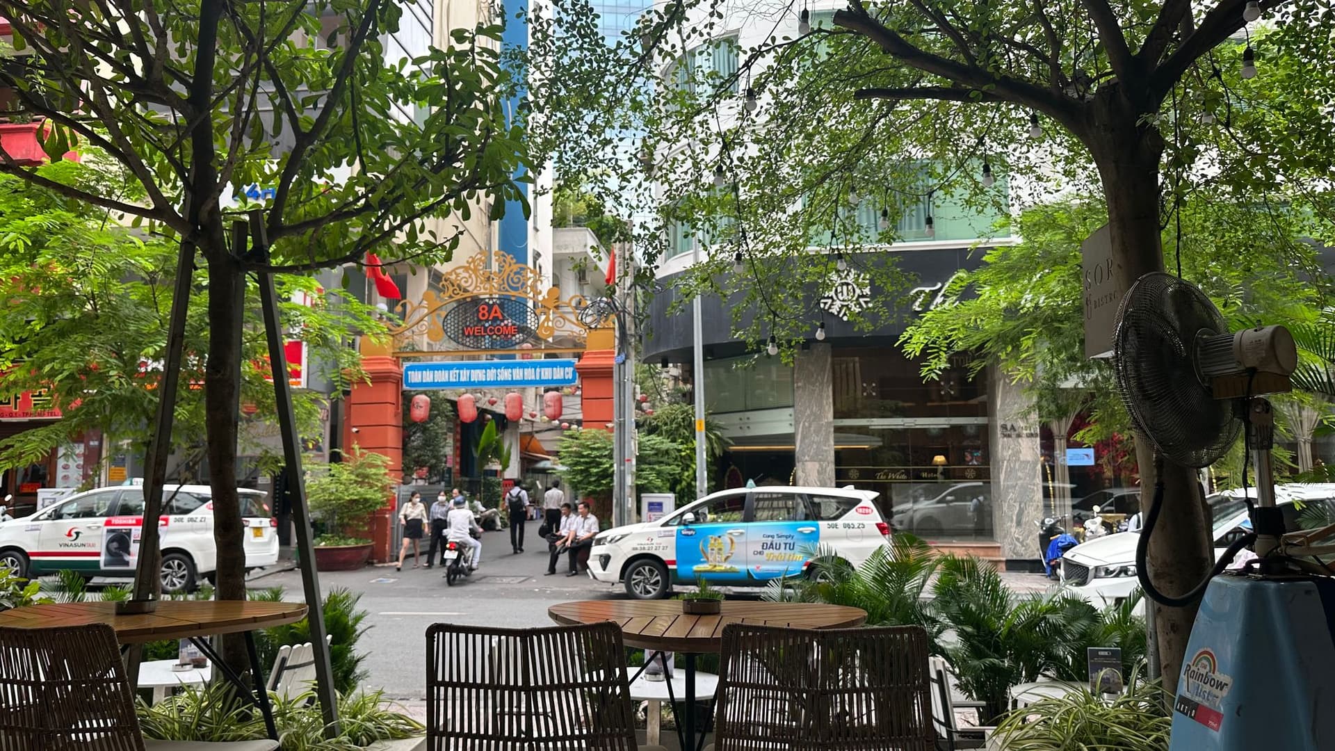 Street view in HCMC, Vietnam.